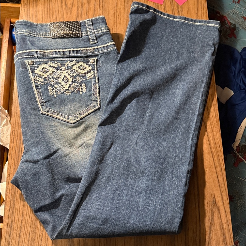 Grace Easy Fit Women’s High Rise Bootcut Blue Denim Jeans. NEW size 38x34